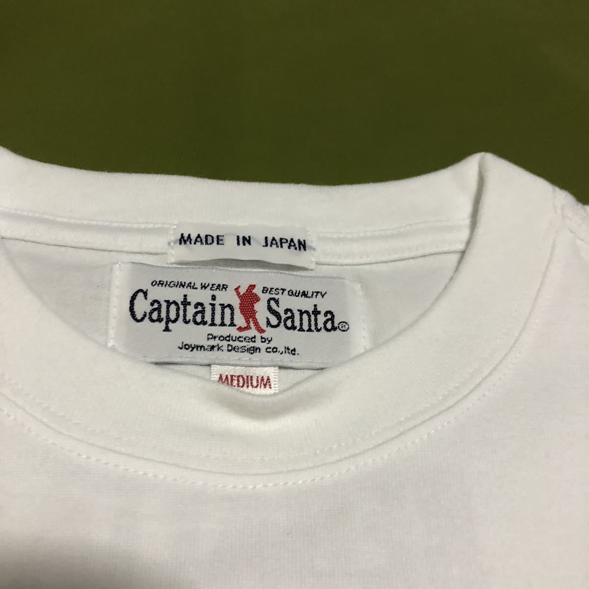  prompt decision * new goods Captain Santa *regata print. short sleeves tops M