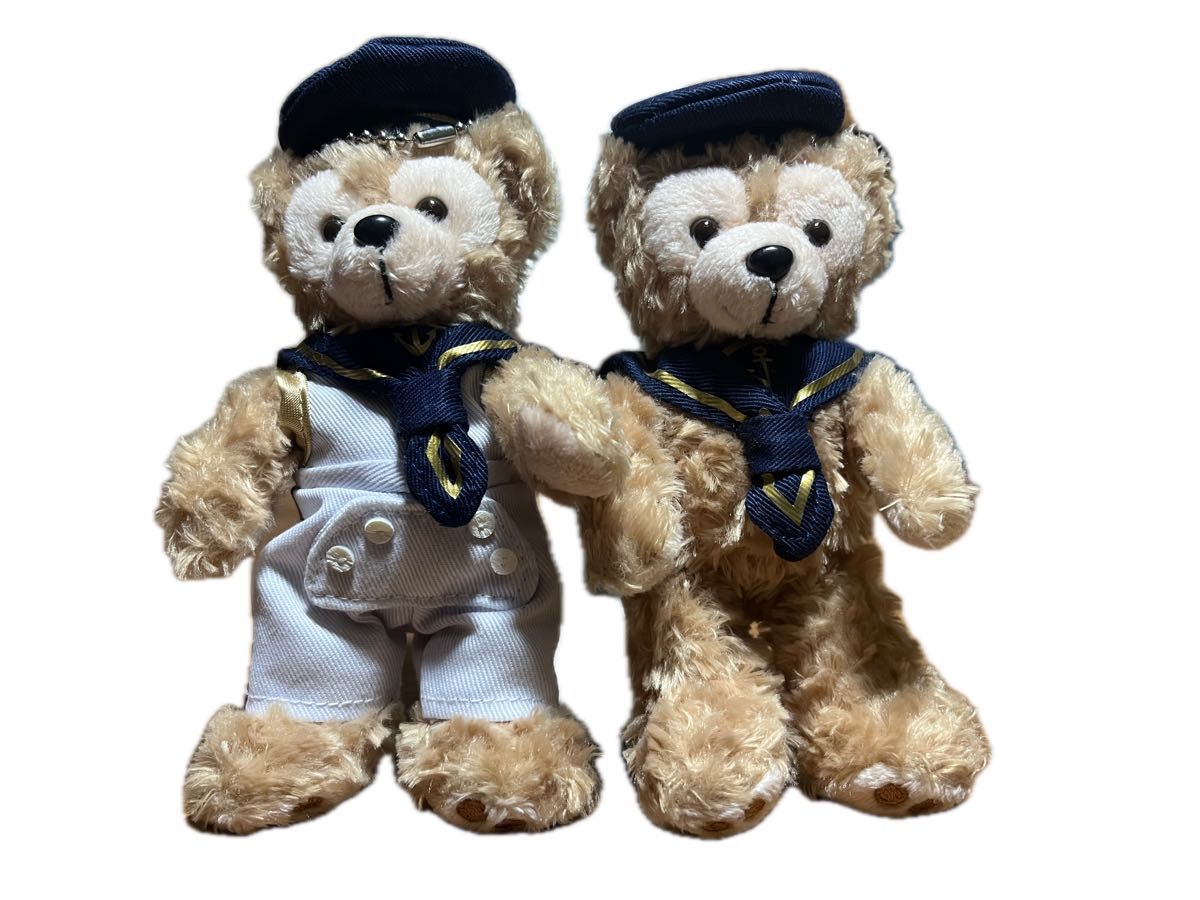 Duffy The Duffy Bear ぬいぐるみ2体セット ダッフィー ぬいぐるみ セーラー服 2点セット|Yahoo!フリマ(旧