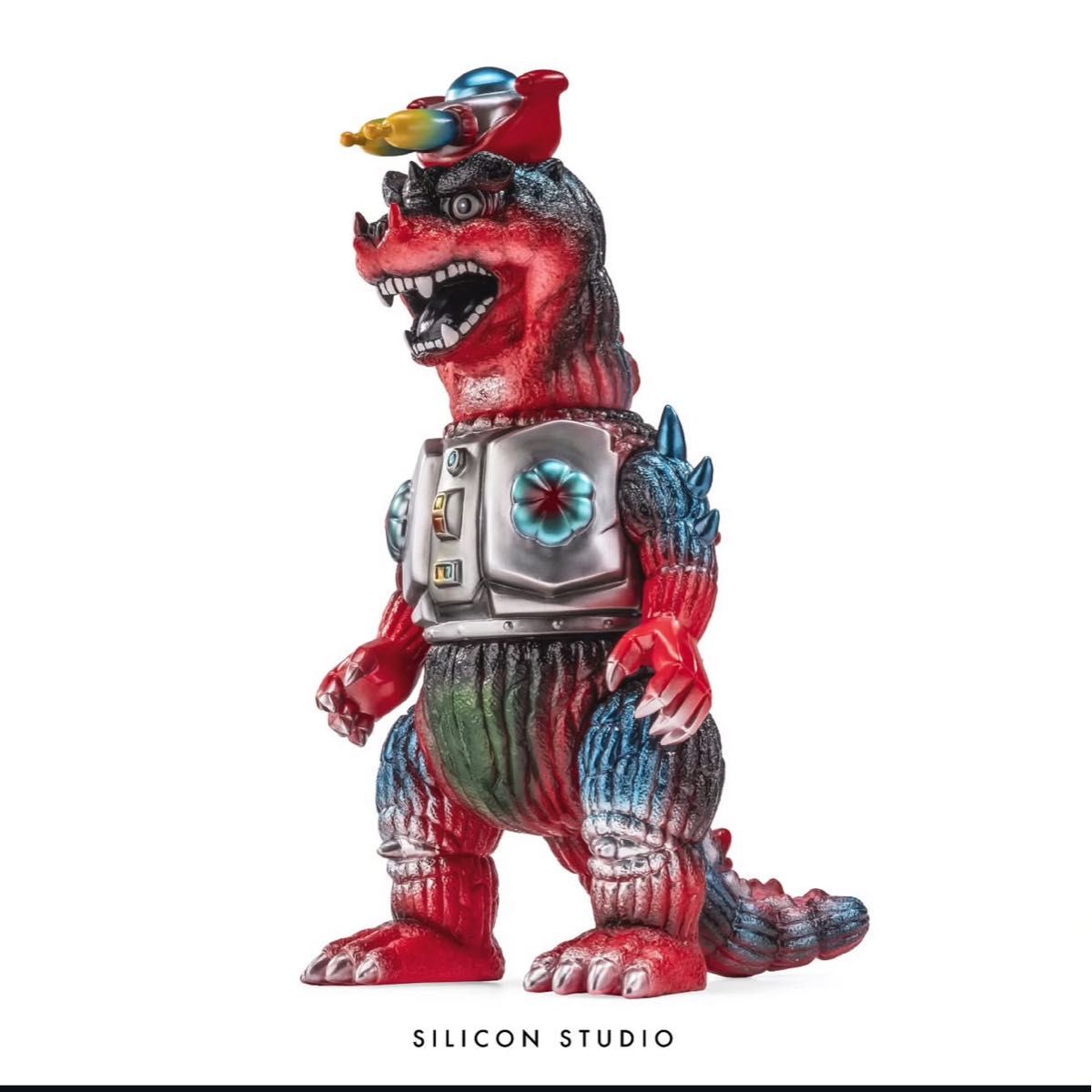 KKTOY 豪快 Izumonster hxs iluiluソフビ リアルヘッド Silicon Studio ゴジラ Laser izumonster ソフビ リアルヘッド