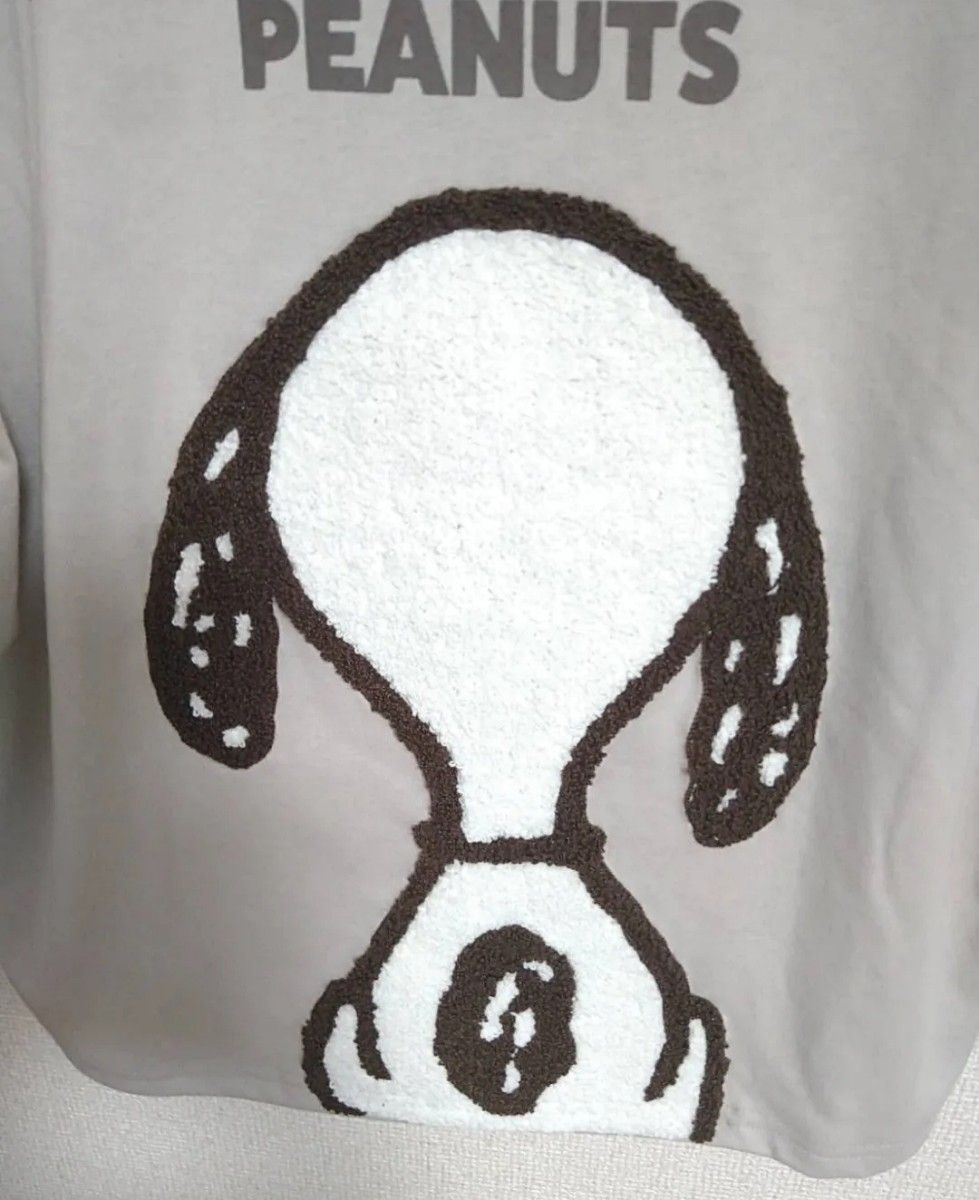 スヌーピー Tシャツ 半袖 レディースL デカサガラ刺繍 バックプリント♪ C スヌーピー Tシャツ 半袖 レディースL デカサガラ刺繍 バック