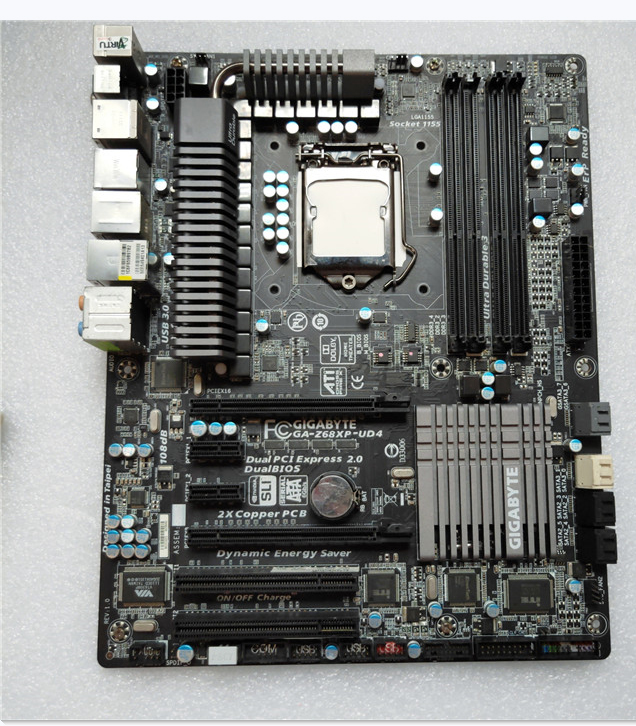 美品 GIGABYTE GA-Z68XP-UD4 マザーボード Intel Z68 LGA 1155 第2世代・第3世代 Core i7/i5/i3 ATX DDR3_画像1