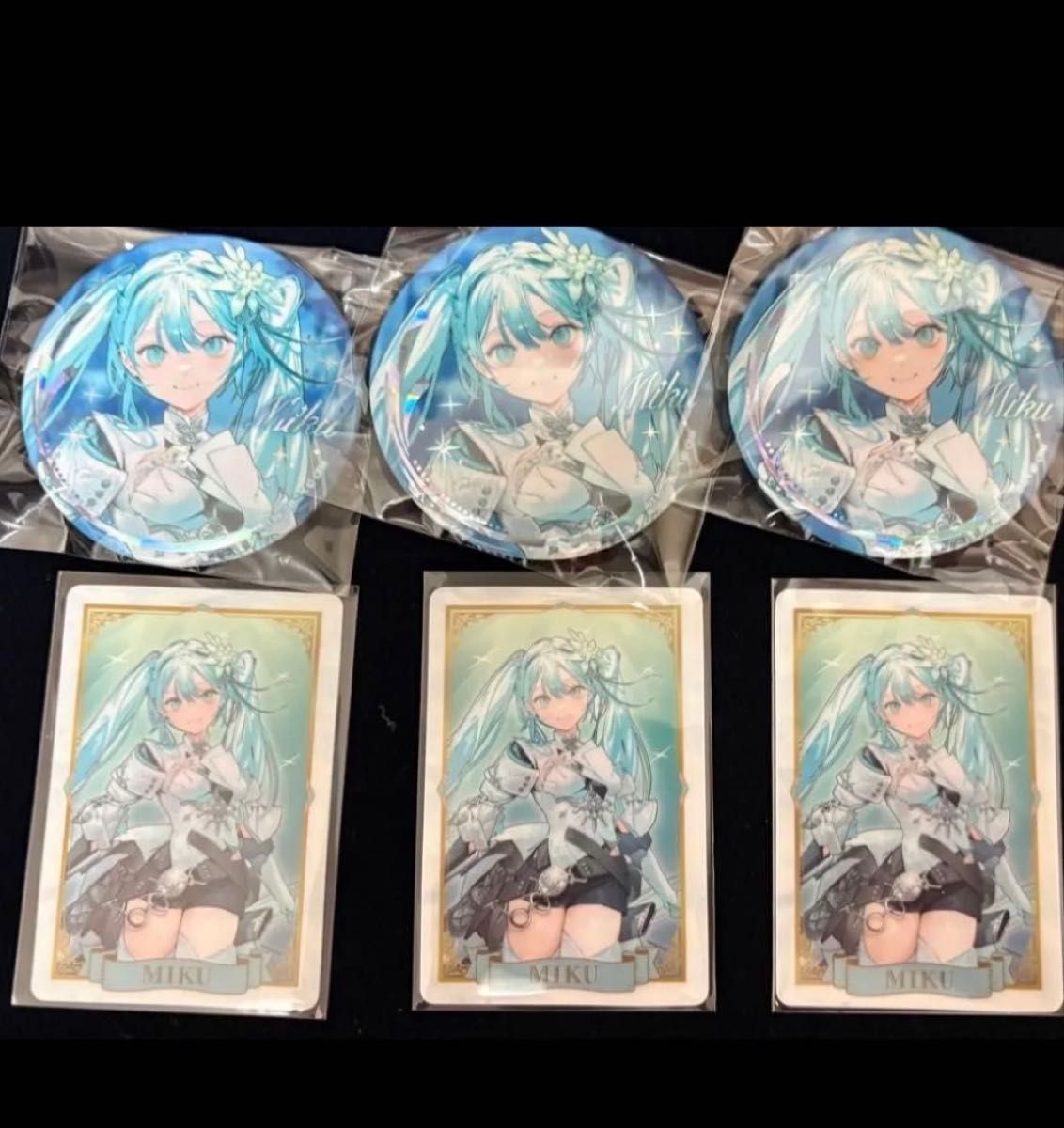 にこな 39Culture 初音ミク 騎士 extra World Fes 39Culture 初音ミク 騎士 缶バッジ 3点+コレクトボックス