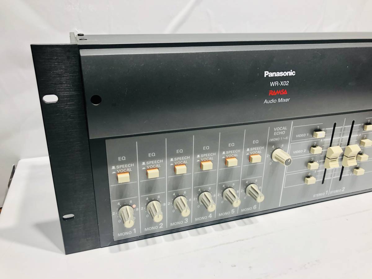 R5303C【USED】Panasonic WR-X02 オーディオミキサー RAMSA Audio Mixer パナソニック 