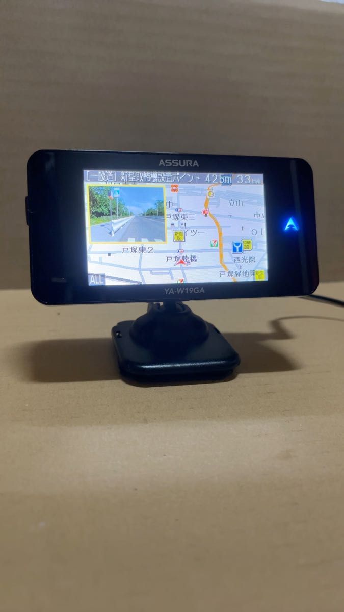 セルスター YA-W19GA レーダー探知機 無線LAN搭載 フルマップ データ更新済み