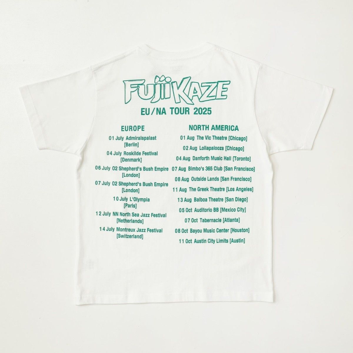 コメ必須▼藤井風 ポテチ Tシャツ XL グッズ EU / NA TOUR 藤井風 ポテチ Tシャツ XL グッズ EU / NA TOUR fujiikaze