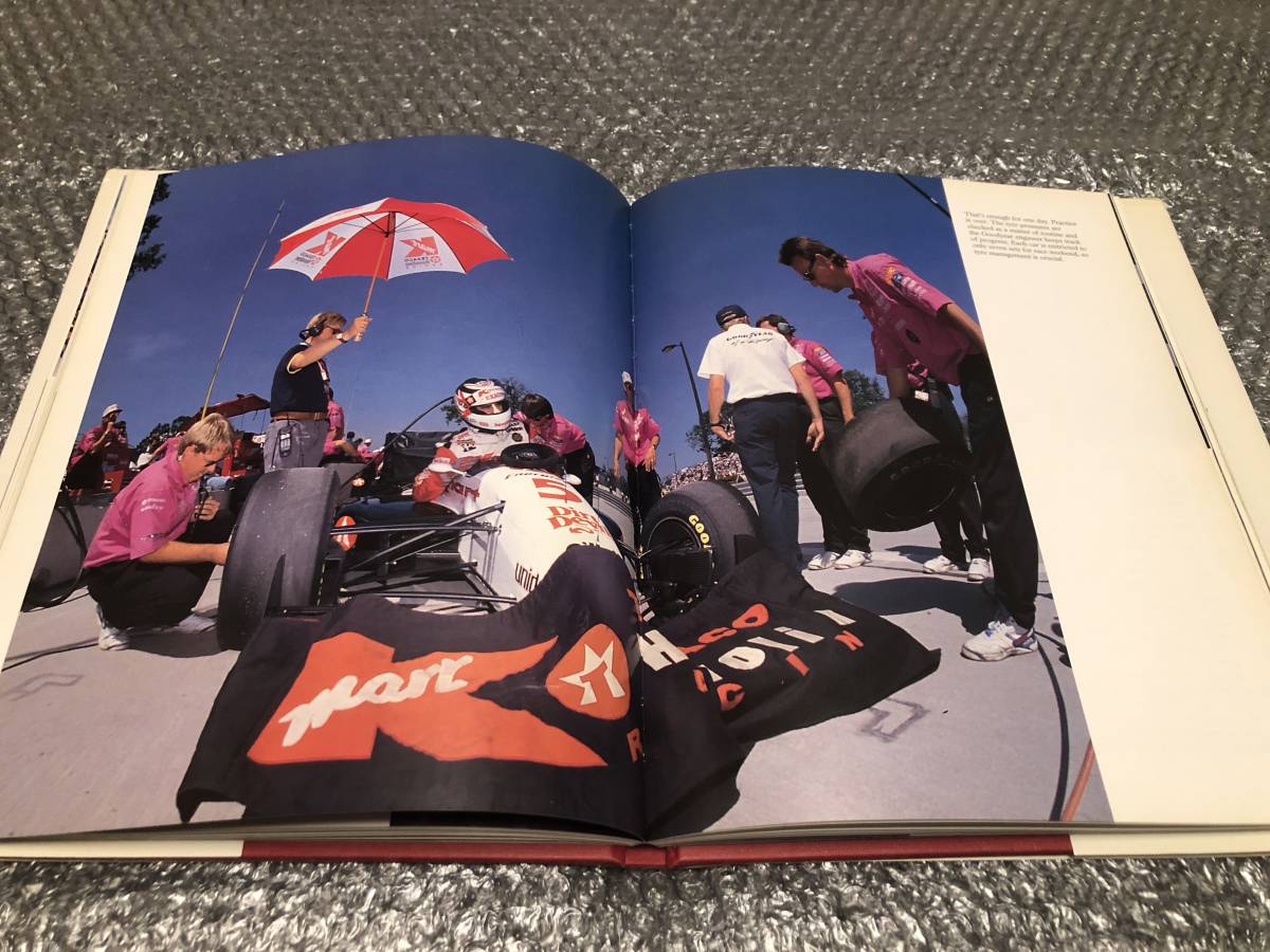 洋書★ナイジェル・マンセル【CARTチャンピオン獲得記念写真集】★インディカー F1ドライバー★豪華本★希少な初版本★送料無料_画像4