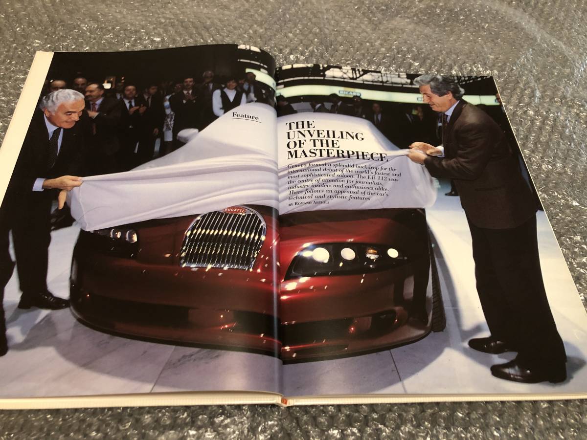  foreign book * Bugatti [ official magazine ]No.5 1993 year departure .*EB110 maximum speed test .jiujia-ro* design illusion. EB112 presentation etc. publication * large size book