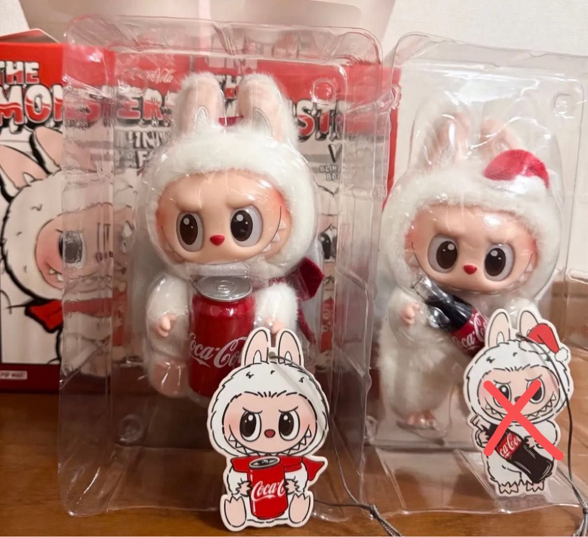 【新品未開封シュリンク付】 ラブブ コカコーラシリーズ ぬいぐるみ 正規品】POP MART LABUBU ラブブ コカ・コーラシリーズ