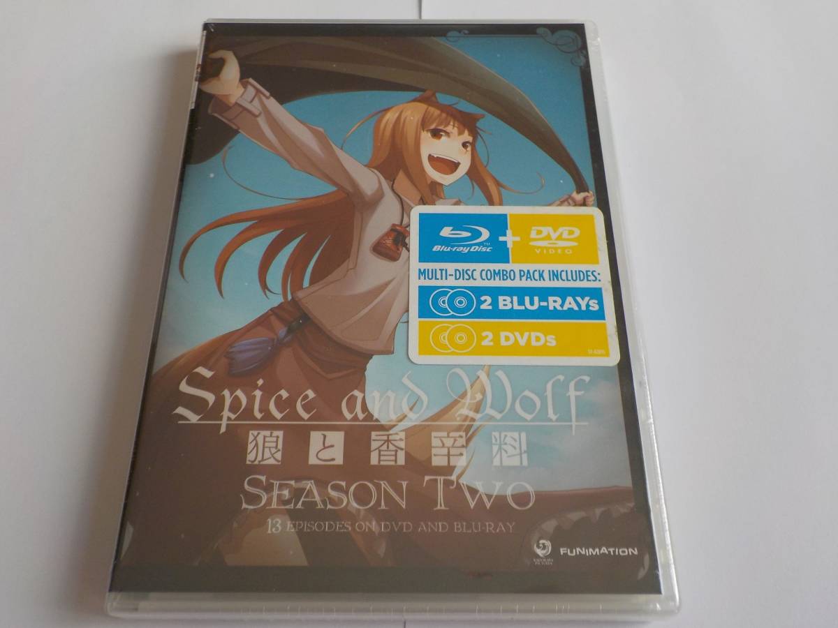 Blu-Ray & DVD 狼と香辛料　二期　Spice & Wolf: Season Two　北米版　日本のBRプレーヤーで再生できます！　 日本語と英語音声　日本語字幕