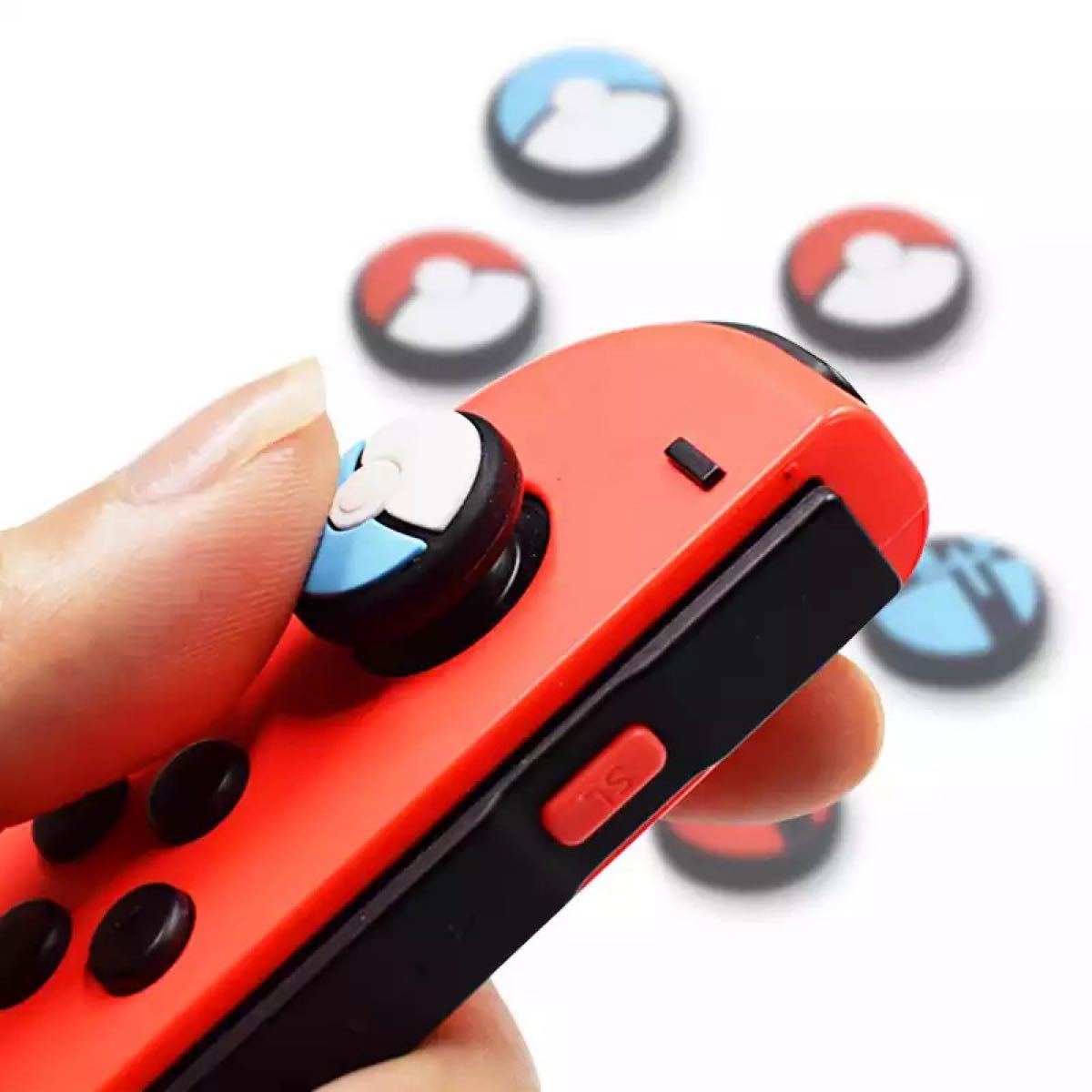 スイッチ　ジョイコン　スティック　Joy-Con シリコン　カバー　ポケモン