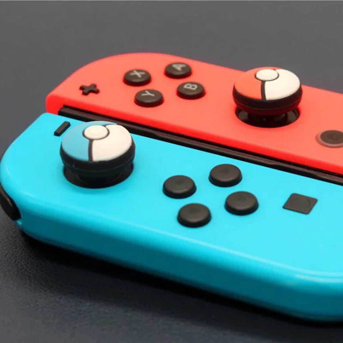 スイッチ　ジョイコン　スティック　Joy-Con シリコン　カバー　ポケモン