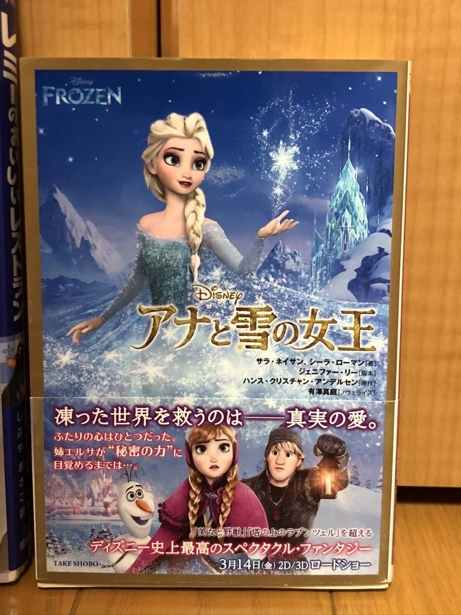 送料無料未使用★ディズニーアニメ２冊セット★アナと雪の女王、レミーのおいしいレストラン