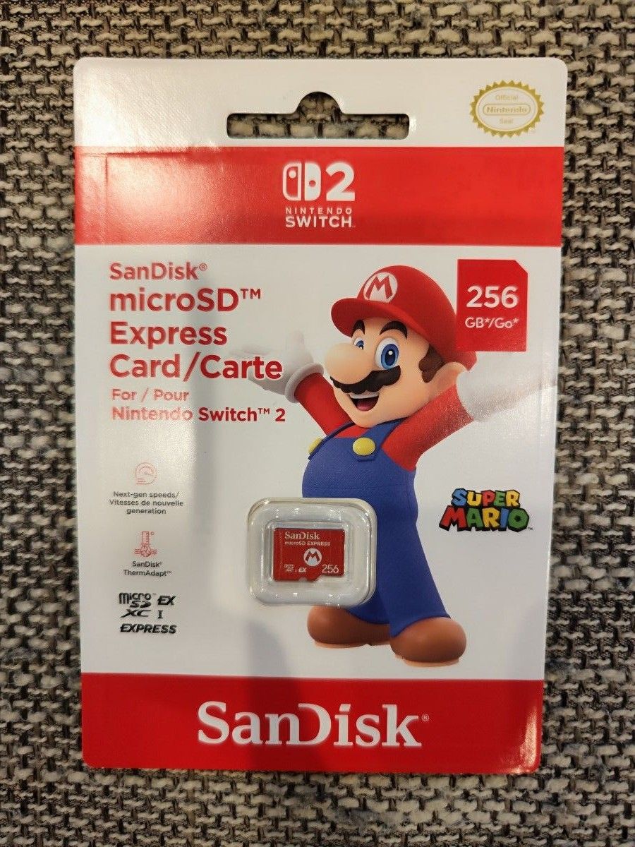 【新品未開封】NintendoSwitch2マリオセット&256GB SDカード Nintendo switch2 SDカード 新品未開封|Yahoo!フリマ(旧PayPay
