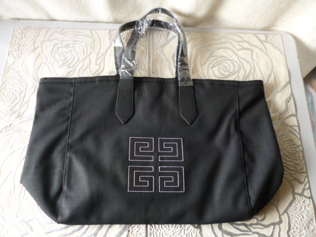 ジバンシー トートバッグ Givenchy PARFUMS バッグ ロゴ 黒系 品 