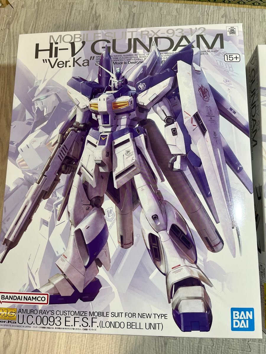 S*a様 新品未開封 MG Hi-νガンダム Ver.Ka 新品未開封 MG νガンダム Ver Kaと MG Hi-νガンダム Ver Kaの2体
