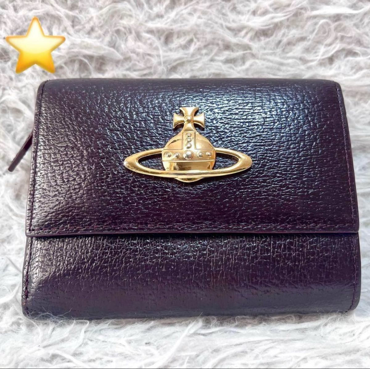 【新品・未使用】ヴィヴィアン・ウエストウッド 三つ折り財布 ダークブラウン Vivienne Westwood ヴィヴィアンウエストウッド 三つ折り財布