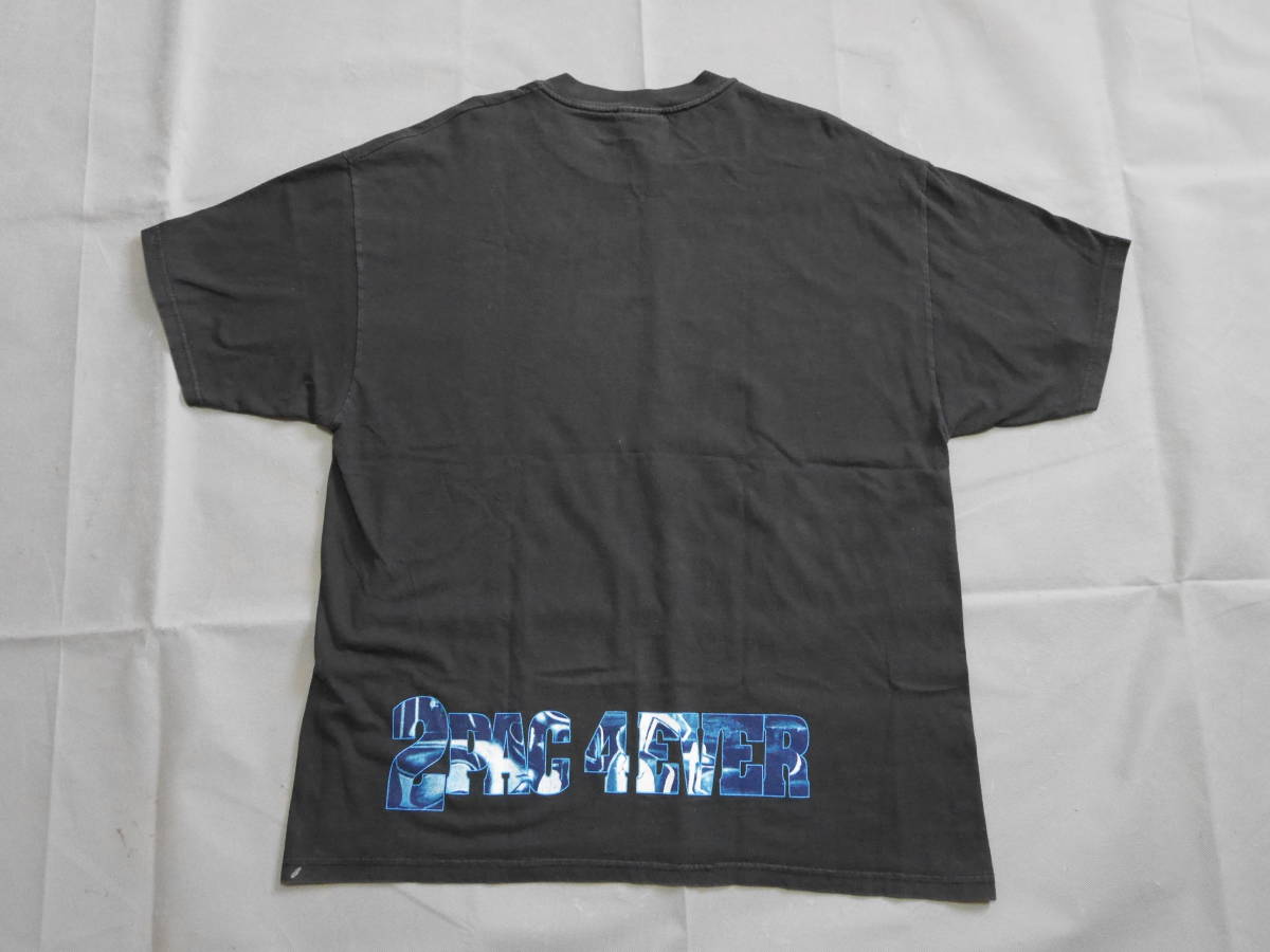 98年コピーライト 2PAC 黒 XL Tシャツ ビンテージ 半袖 マキャベリ トゥーパック RAP TEE ROCK FOG FEAR OF GOD ロック フィアオブゴッド _画像6