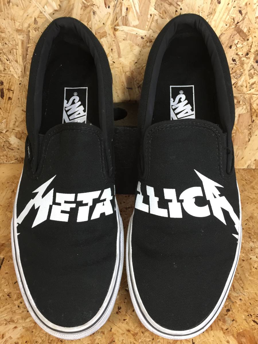 超話題新作 Metallica VANS CLASSIC メタリカ ヴァンズ 限定 別注 コラボ 26cm US8 SLIP-ON 26.0cm 超話題新作 Metallica VANS CLASSIC メタリカ ヴァンズ 限定 別注 コラボ 26cm US8 SLIP-ON 26.0cm
