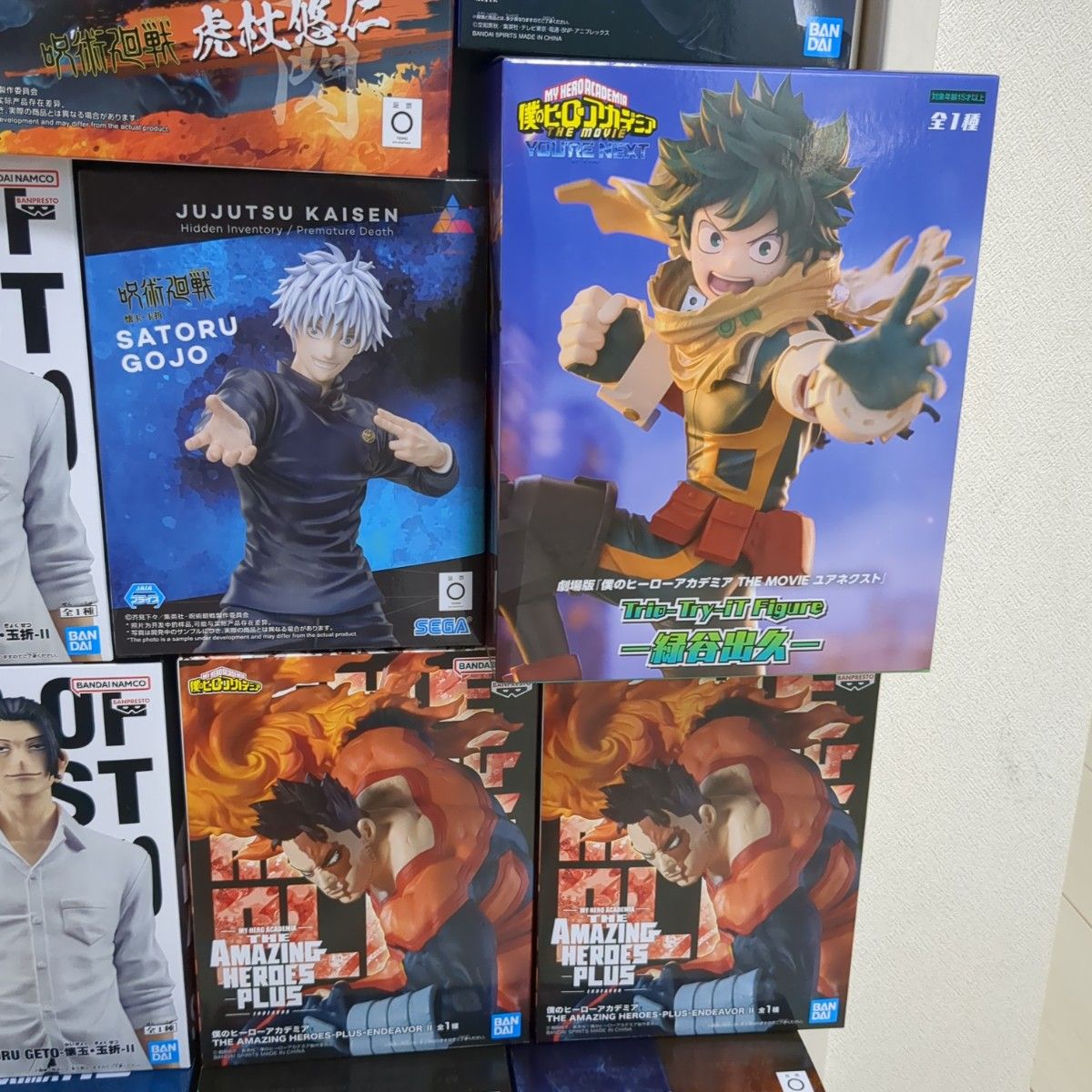 特価 プライズフィギュア 28個 まとめ売り【ワンピ、呪術廻戦、ヒロアカ】 少年漫画系 プライズフィギュア 27体 ヒロアカ 遊戯王 幽遊白書