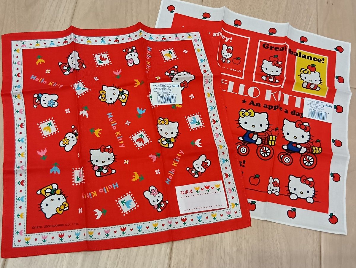 高*橋様 33枚 キティちゃん ハローキティ HALLOKITTY ハンカチ y サンリオ ハンカチ ハローキティ レトロ風 ハローキティ HALLO