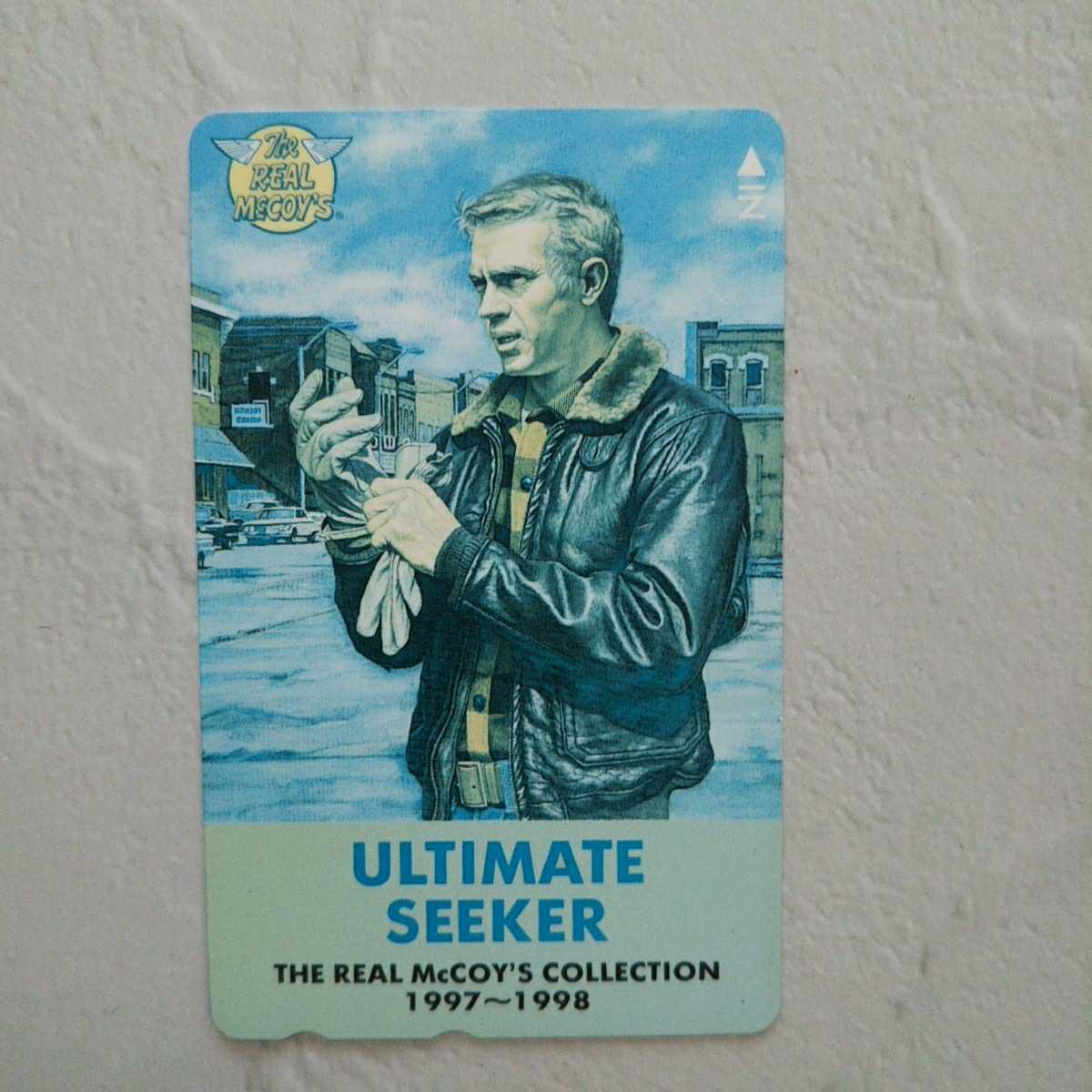 1997~1998　リアルマッコイズ THE REAL McCOY'S COLLECTION スティーブマックイーン　テレホンカードNTT５０度数