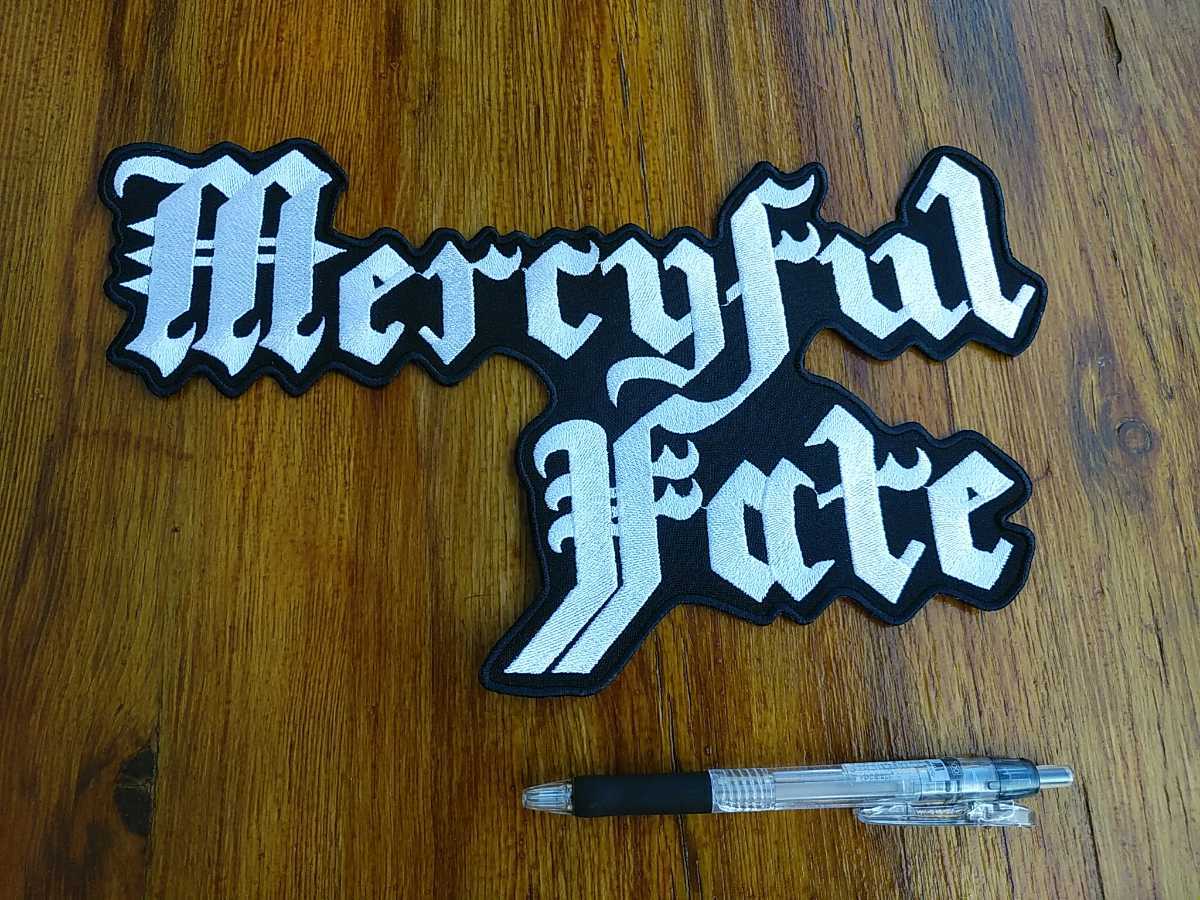 MERCYFUL FATE 刺繍バックパッチ ワッペン / slayer metallica sodom kreator destruction venom bathory celtic frost_画像1