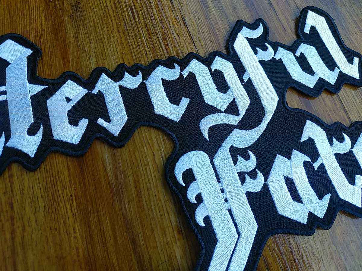 MERCYFUL FATE embroidery back patch badge / slayer metallica sodom kreator destruction venom bathory celtic frost