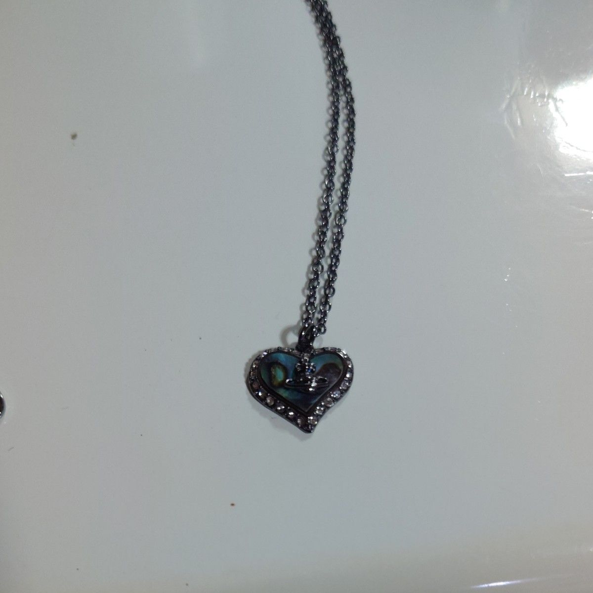 022130 vivienne westwood ハート ストーン オーブ Vivienne Westwood ハート型ネックレス オーブ|Yahoo!フリマ