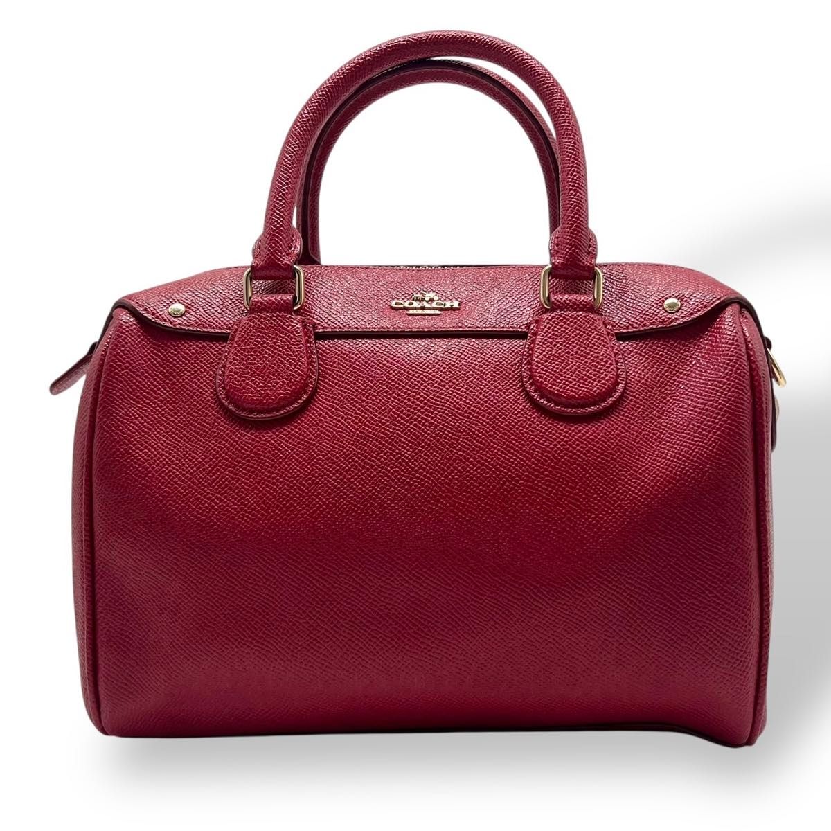 【美品】コーチ 2way ショルダーバッグ ハンドバッグ ミニベネット ボストン COACH コーチ ミニベネット ショルダーバッグ ミニボストン 2way