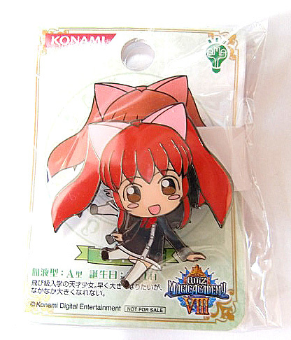 ★クイズマジックアカデミー ピンバッチ バッジ ピンズ アロエ QMA 新品未開封 グッズ コナミ アーケード 長谷優里奈