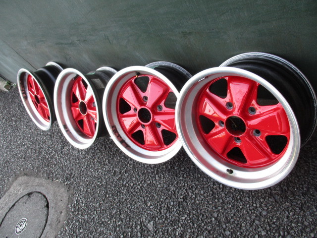  Porsche 911 15 -inch wheel red 4 pcs set F:7J 911 361 020 R:8J 911 361 020