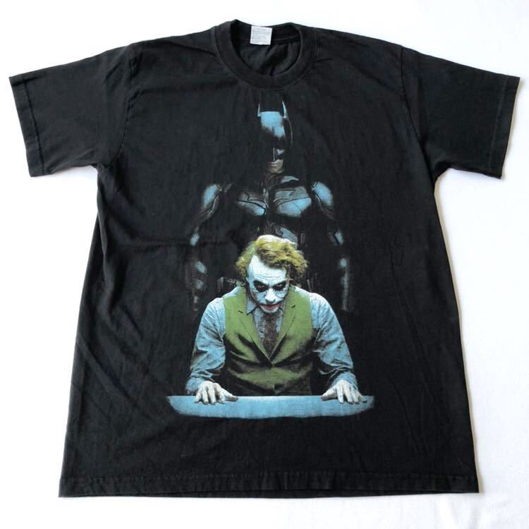 00s THE DARK KNIGHT バットマン ジョーカー Tシャツ XL ビンテージ ダークナイト BATMAN JOKER ヴィンテージ  DCコミックス アメコミ