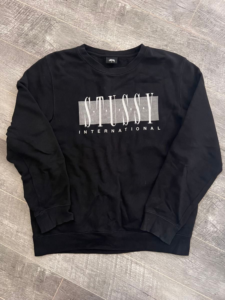 407 Stussy ロサンゼルス スウェット 黒 S STUSSY/ステューシー/スウェット/トレーナー/ブラック/Los