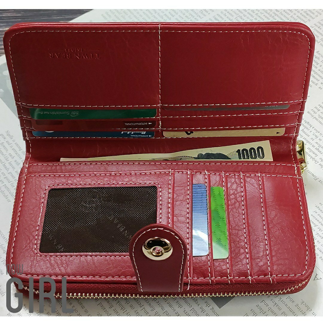 Paypayフリマ I26 長財布 赤 レディース 熊 くま レザー かわいい プレゼント Paypayフリマ I26 長財布 赤 レディース 熊 くま レザー かわいい プレゼント