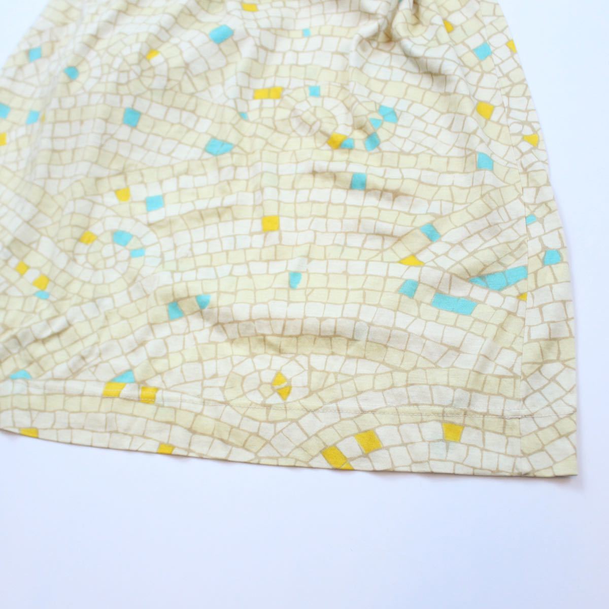 HERMES TILE PATTERNED ALL OVER ONE PIECE MADE IN ITALY/エルメス
