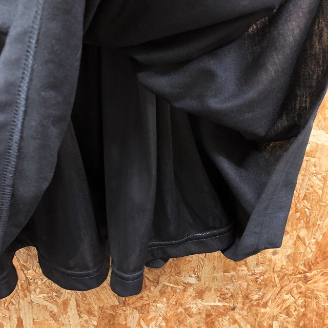 ROPE' PICNIC ロペピクニック 38 レディース チュニック 袖フリルワンピース シフォンスリーブ ボーダー スカート裏地付き - 黒×白_画像4