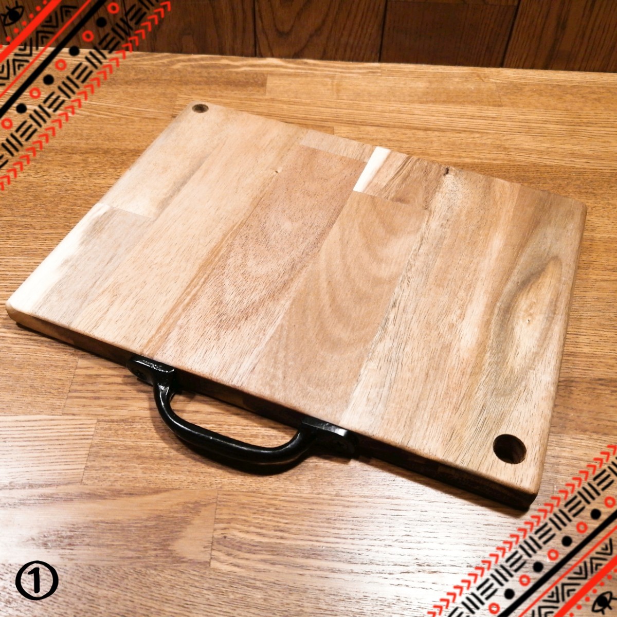 【本日23時まで限定価格】ペグテーブル・まな板・プレート兼用　アウトドアテーブル