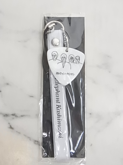  Elephant kasimasiPAO goods pick attaching strap for mobile phone white complete sale goods valuable rare new goods unopened goods erekasi Miyamoto Hiroji 