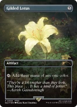 MTG FF 金粉の水蓮 Secret Lair プロモカード 英語 MTG 金粉の水蓮 Secret Lair 英語版 Foil 未開封品 ファイナル