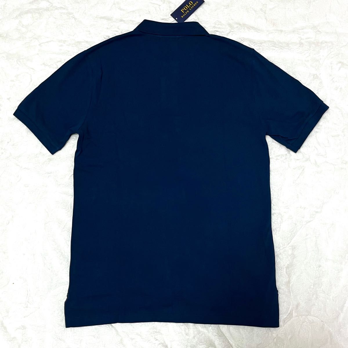 ポロ ラルフローレン 半袖 ポロシャツ 紺色 L 新品》【L】ポロラルフローレン 半袖ポロシャツ ビッグポニー