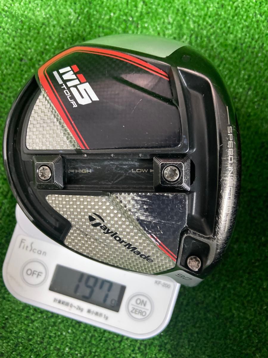 TaylorMade M5ツアードライバー 9° ヘッドのみ 36 M5 TOUR ドライバーヘッドのみ カバー付き 9度 TaylorMade