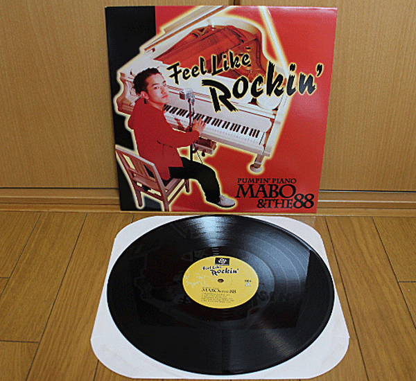 超貴重　インディーズレコード 　PUMPIN`PIANO MABO＆THE88 / Feel Like Rockin` 美品中古