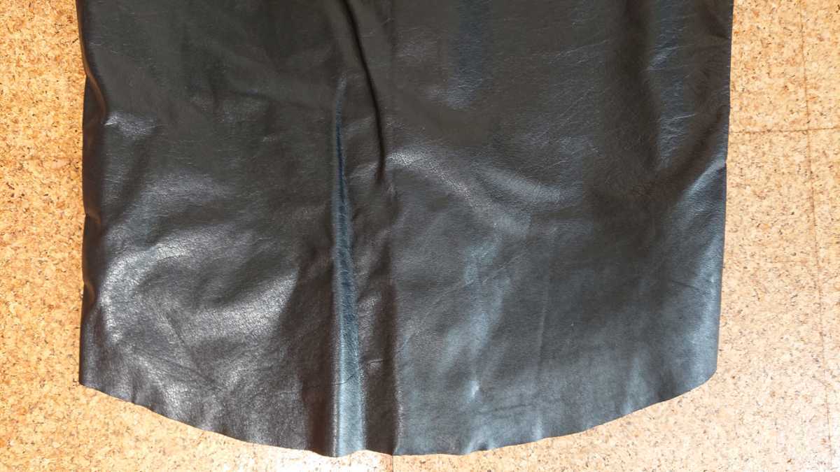 BLACKMEANS 新品 ブラックミーンズ black means 作務衣 レザー 半袖 シャツ ブラック 黒 牛革 - 7