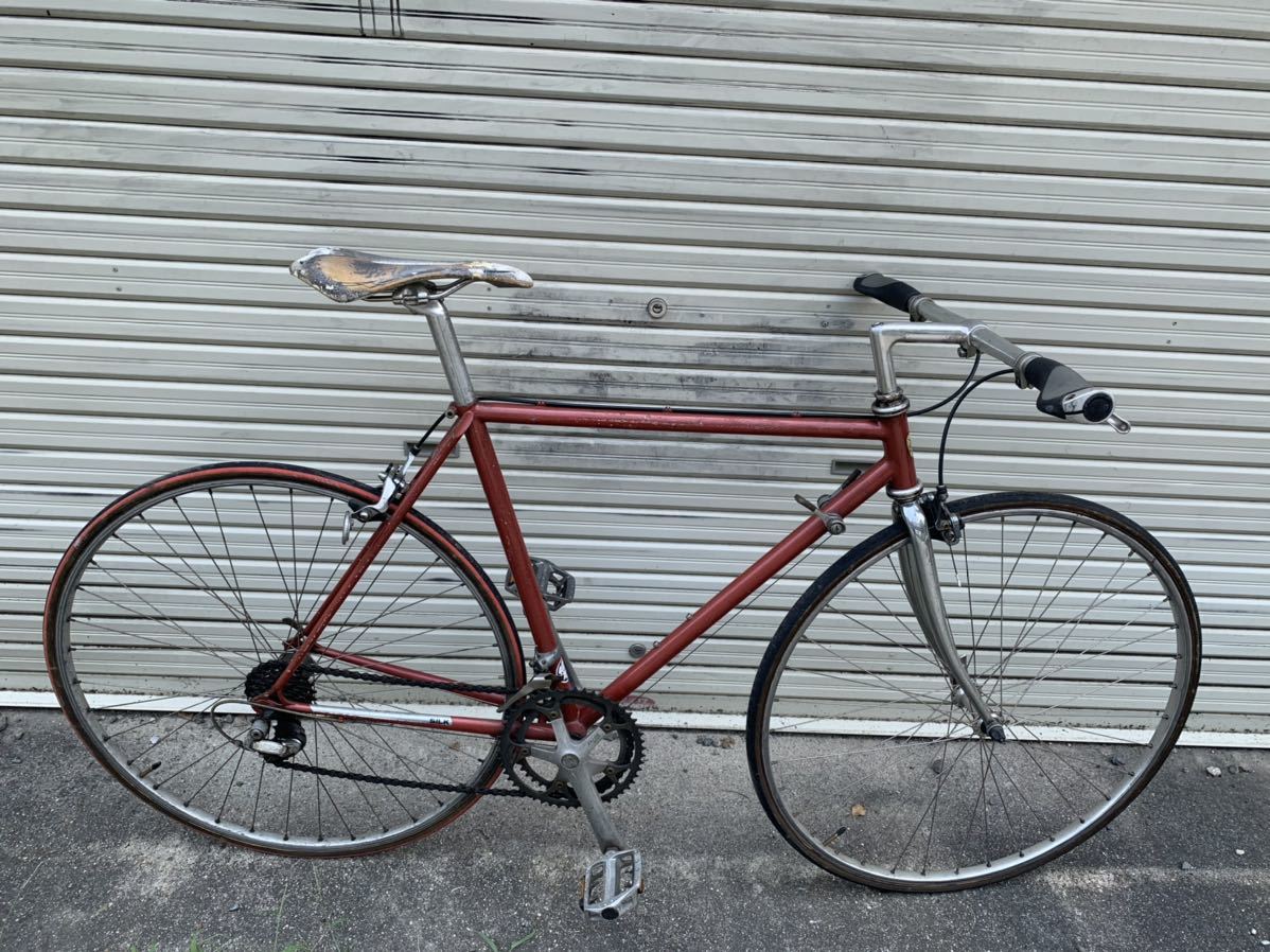 引取歓迎 KATAKURA　SILK クロスバイク 自転車 旧車 レトロ 現状走行品_画像8