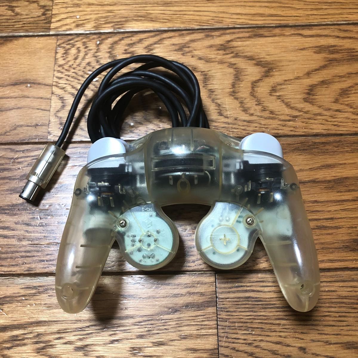動作確認済 ゲームキューブ コントローラー 後期型 クリア スケルトン NINTENDO ゲームキューブ コントローラー後期 クリアスケルトン