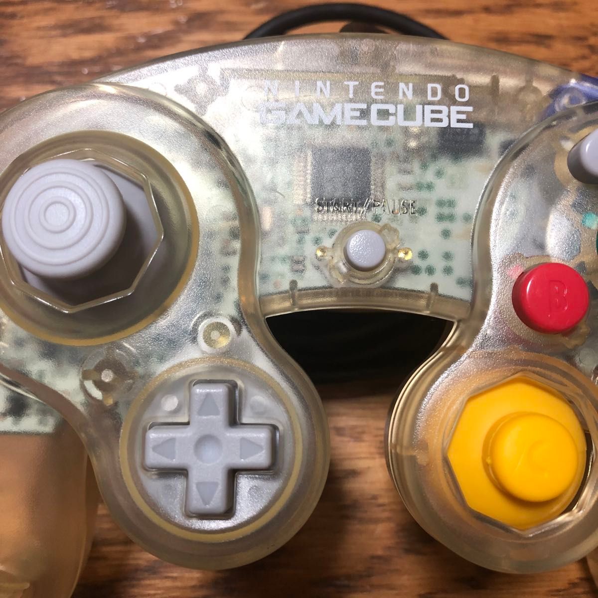 任天堂 ゲームキューブコントローラー クリア 後期型 DOL-003 スケルトン NINTENDO ゲームキューブ コントローラー後期 クリアスケルトン