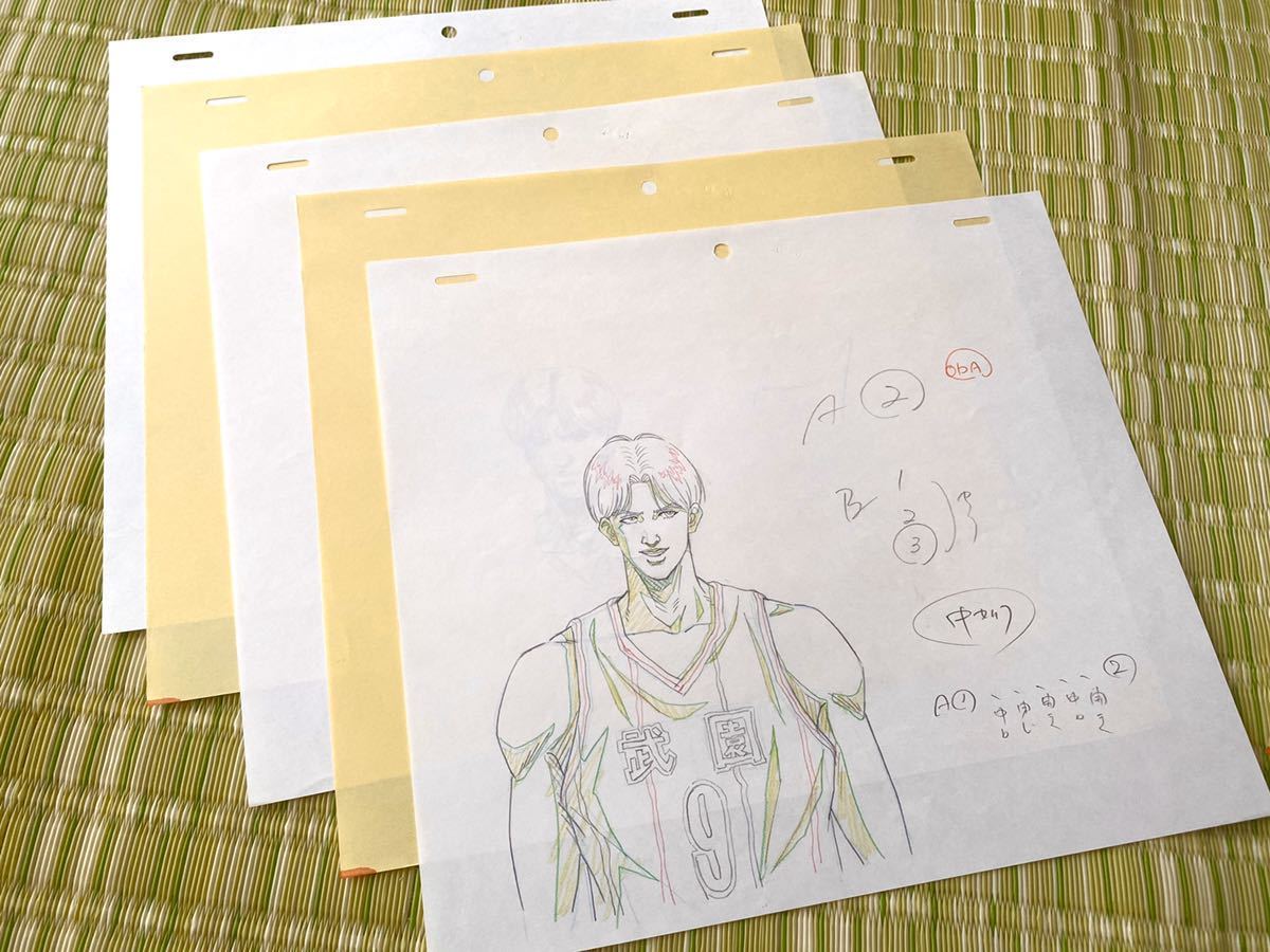  ultra rare that time thing # Slam Dunk #.. an educational institution high school small rice field dragon . animation modification setting autograph original picture 6 pieces set 