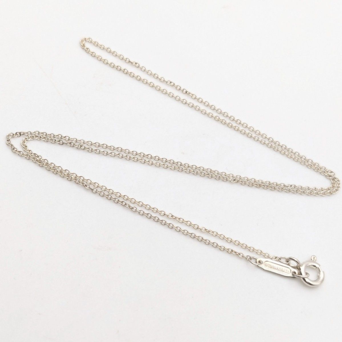 【Tiffany&Co】シルバーチェーン ネックレス 41cm ユニセックス 未使用品 TIFFANY ティファニー シルバー チェーン ネックレス