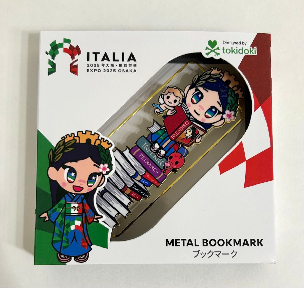 大阪万博 イタリア パビリオン イタリアちゃん ブックマーク 大阪万博 イタリア館 イタリアちゃん ブックマーク 2種セット