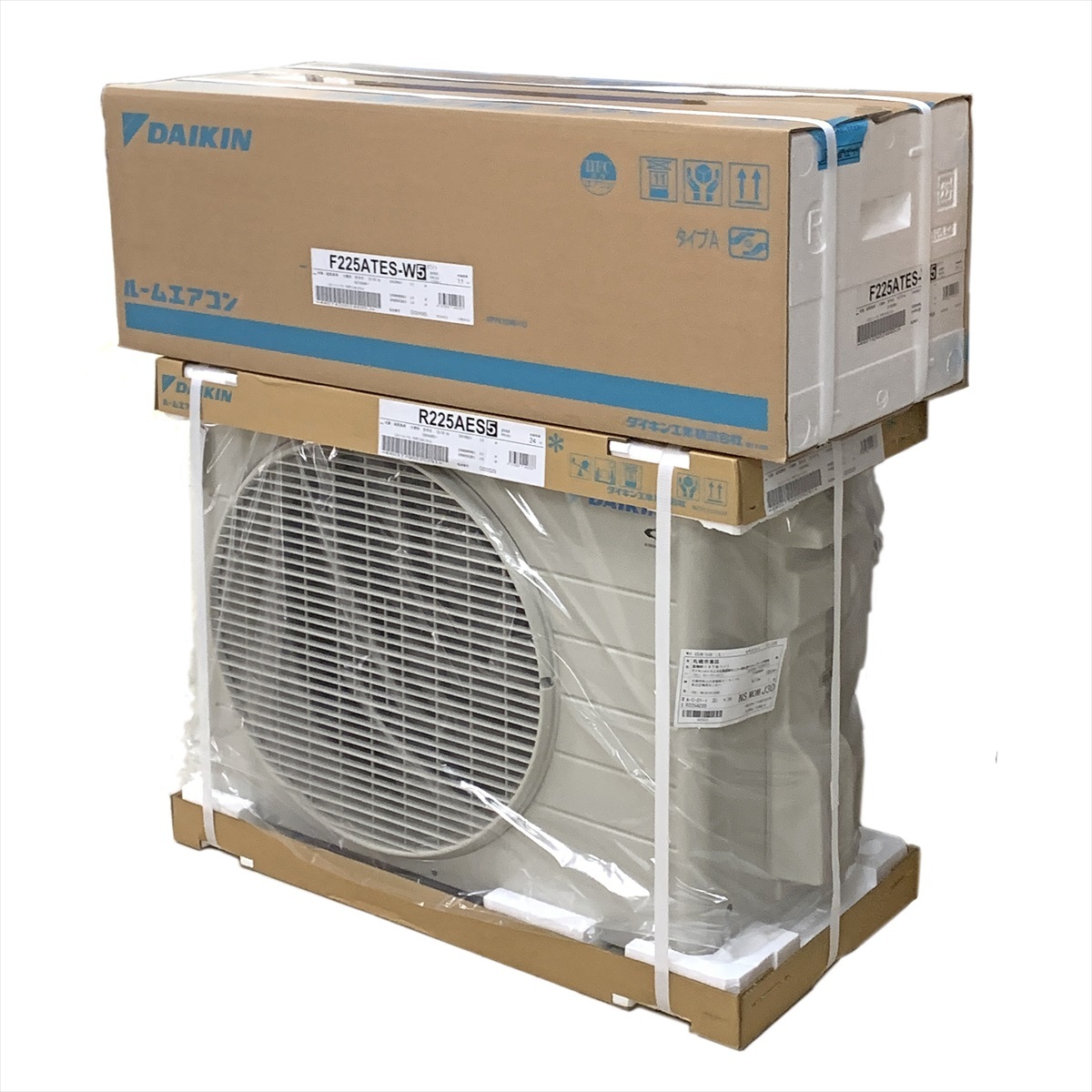 $$ DAIKIN ダイキン ルームエアコン Eシリーズ 6畳 100V F225ATES-W+R225AES【未使用品】(5) 未使用
